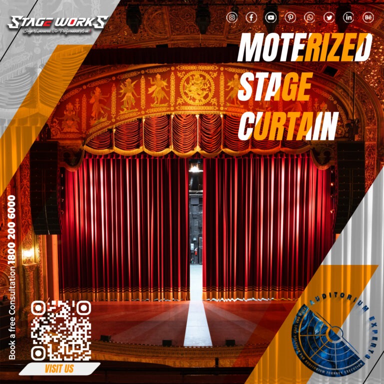 Motorized Stage Curtain